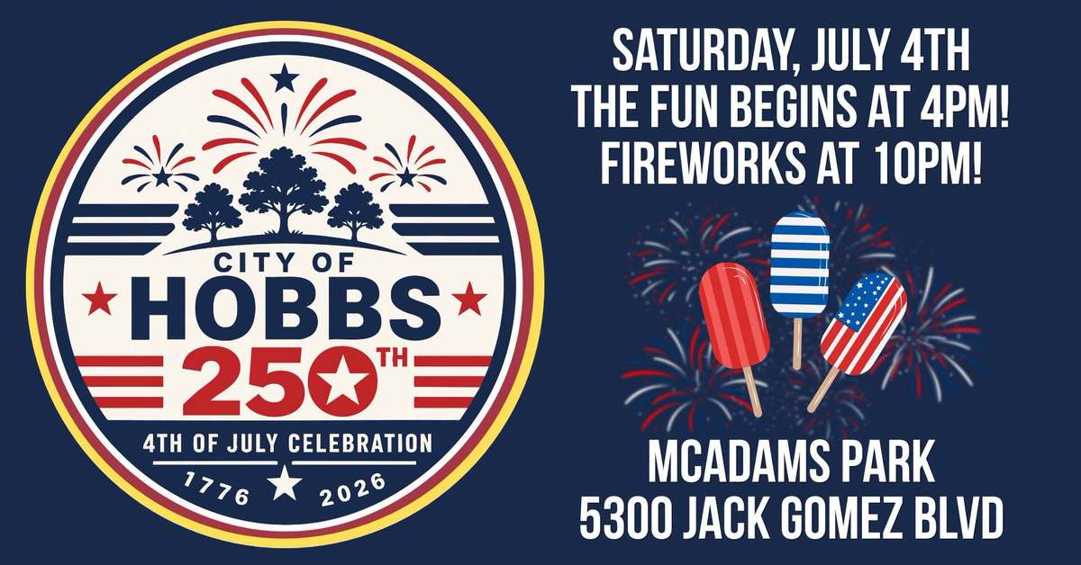Hobbs 4th of July Fireworks Display